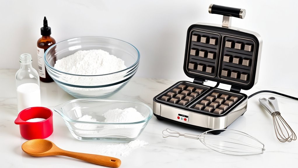 essential tools for waffles