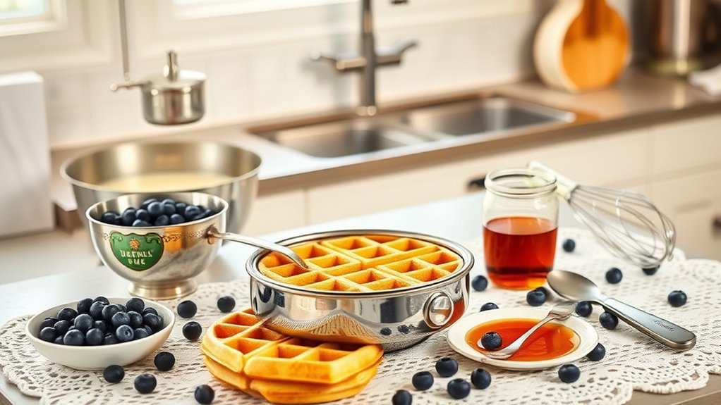 essential tools for waffles