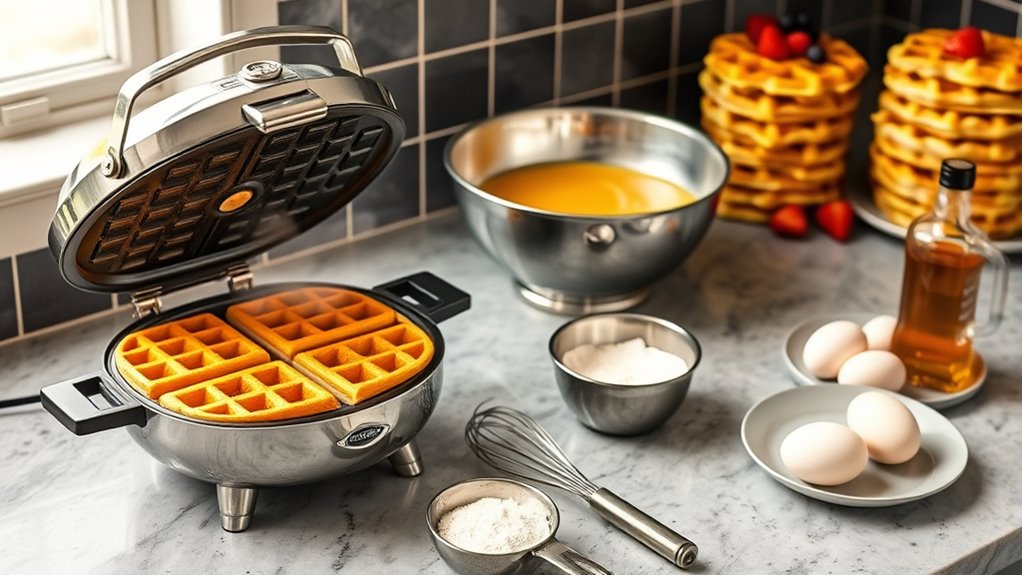essential tools for waffles
