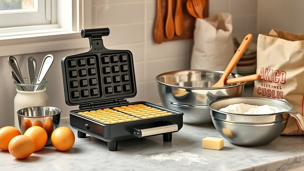 essential tools for waffles