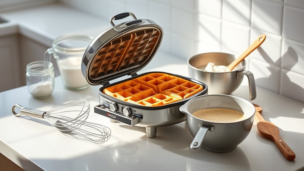 essential tools for waffles