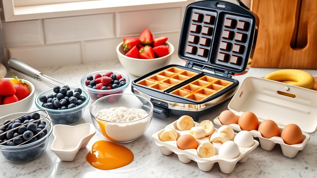 essential tools for waffles