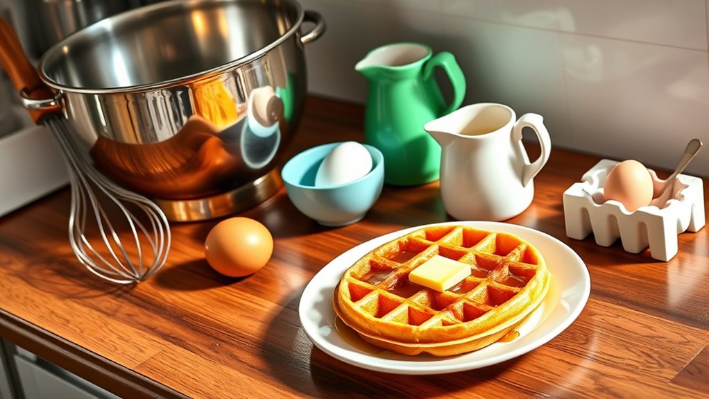 essential tools for waffles
