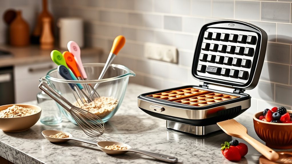 essential tools for waffles
