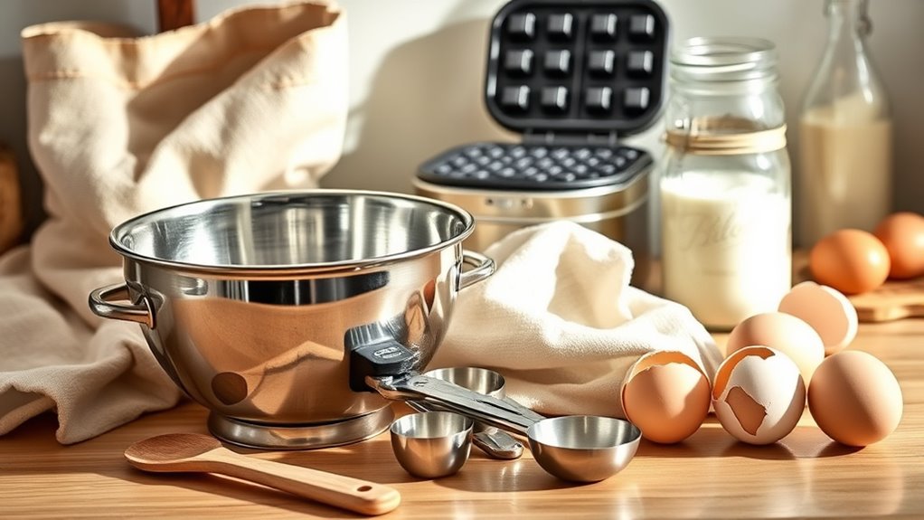 essential tools for waffles