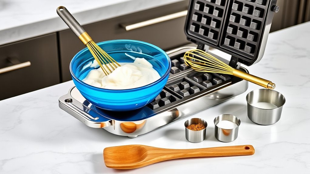 essential tools for waffles