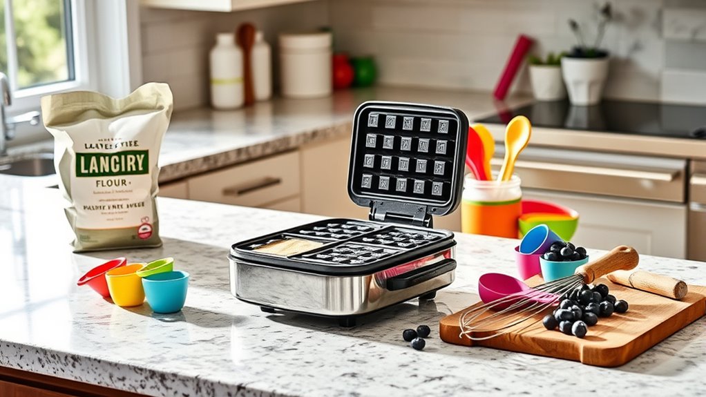 essential tools for waffles