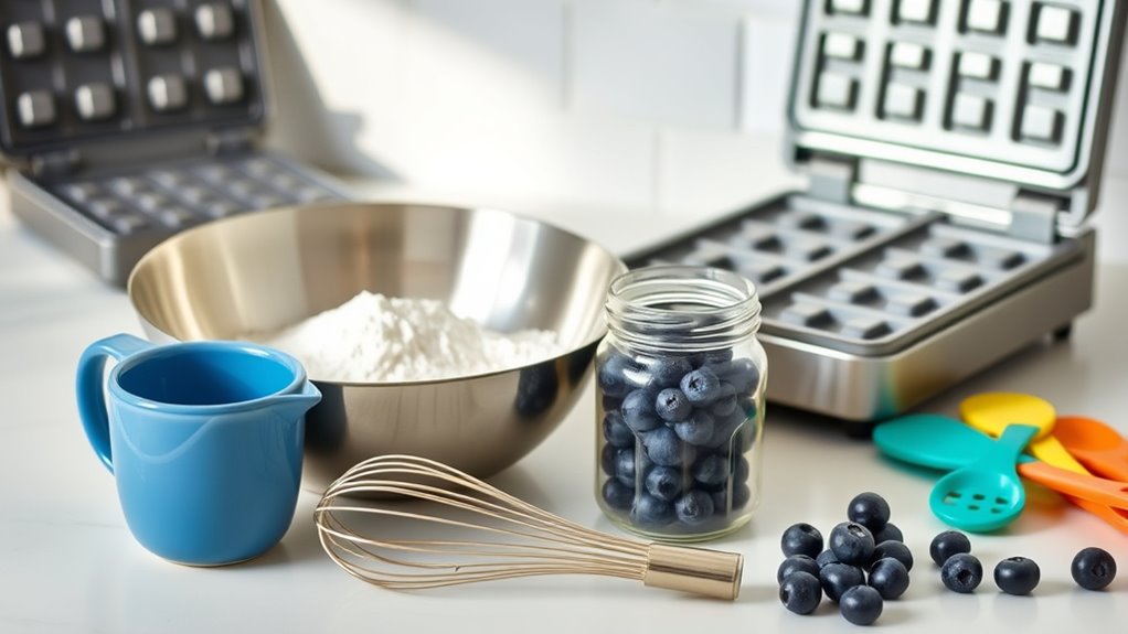 essential tools for waffles
