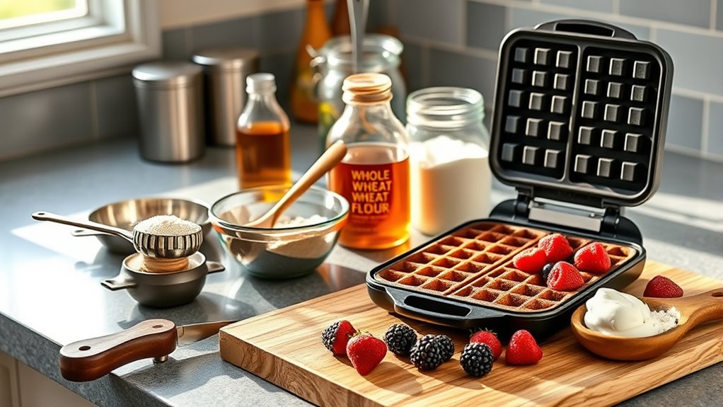 essential tools for waffles