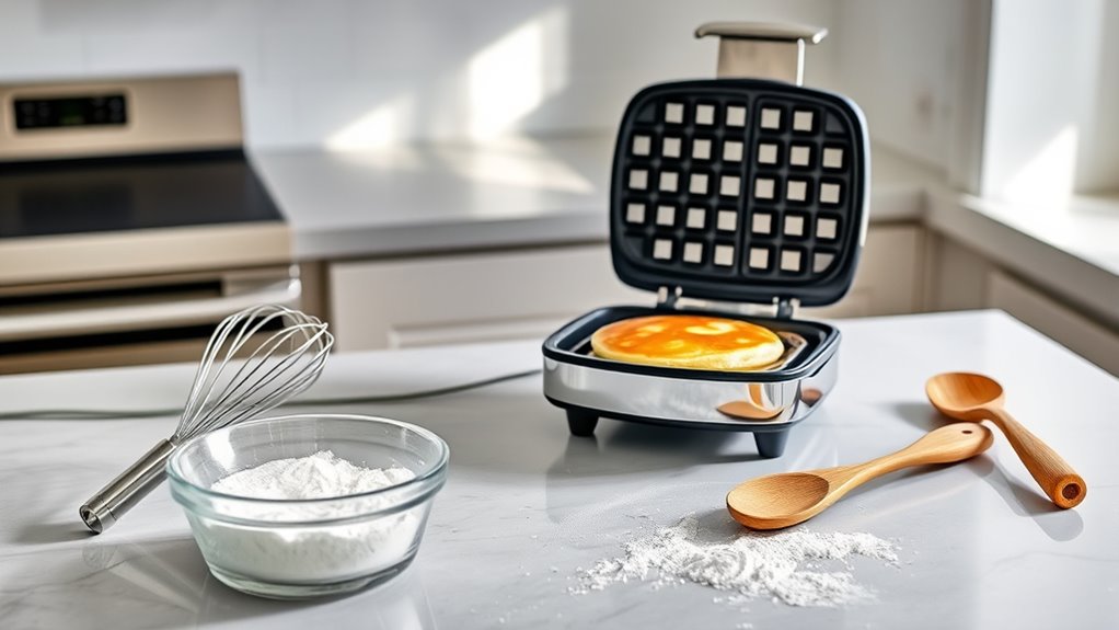 essential tools for waffles