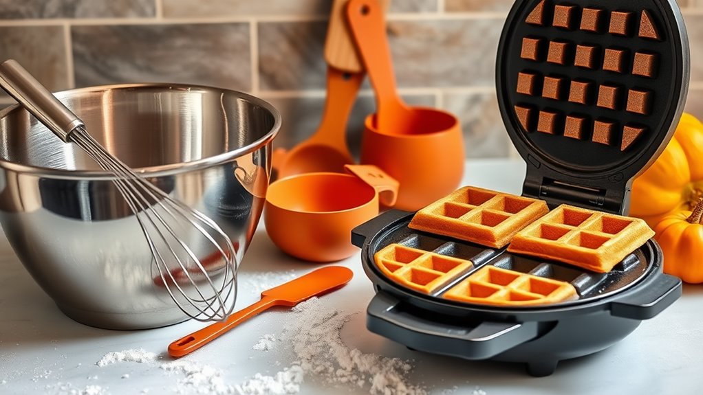 essential tools for waffles