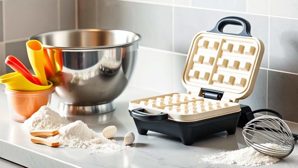essential tools for waffles