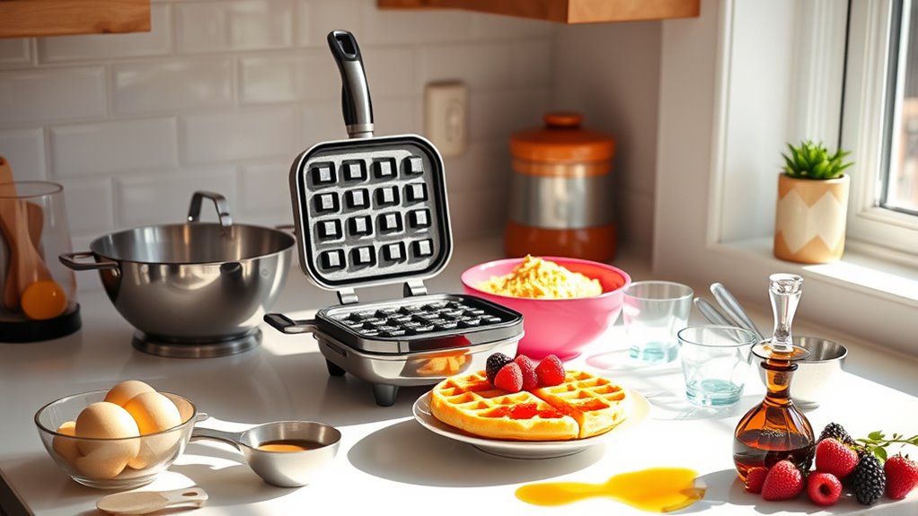 essential tools for waffles