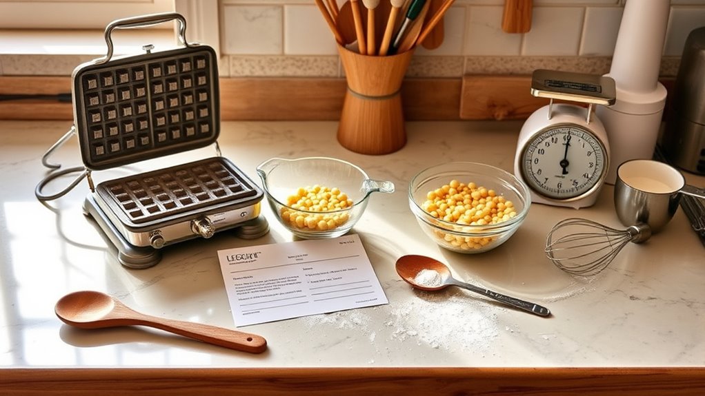 essential tools for waffles