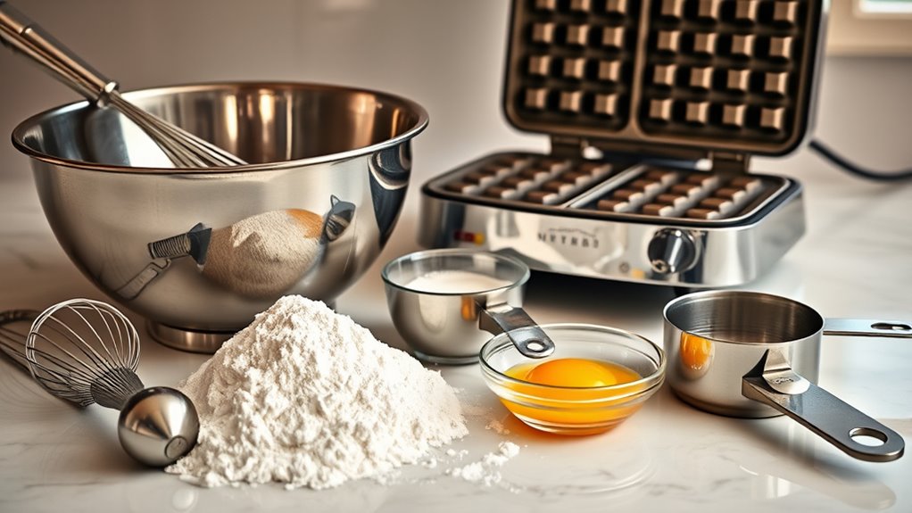 essential tools for waffles