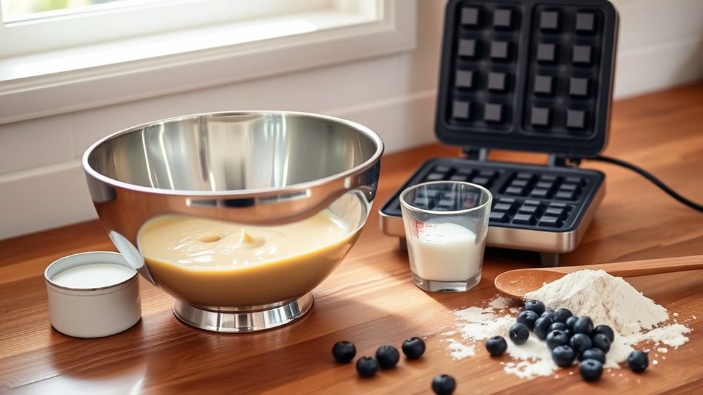 essential tools for waffles