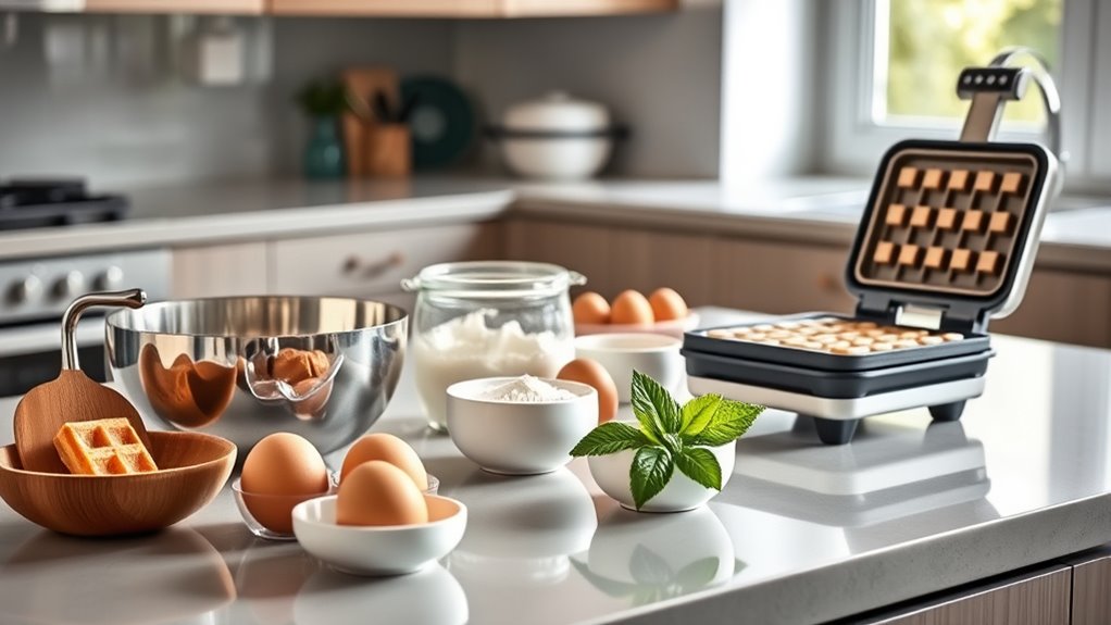 essential tools for waffles