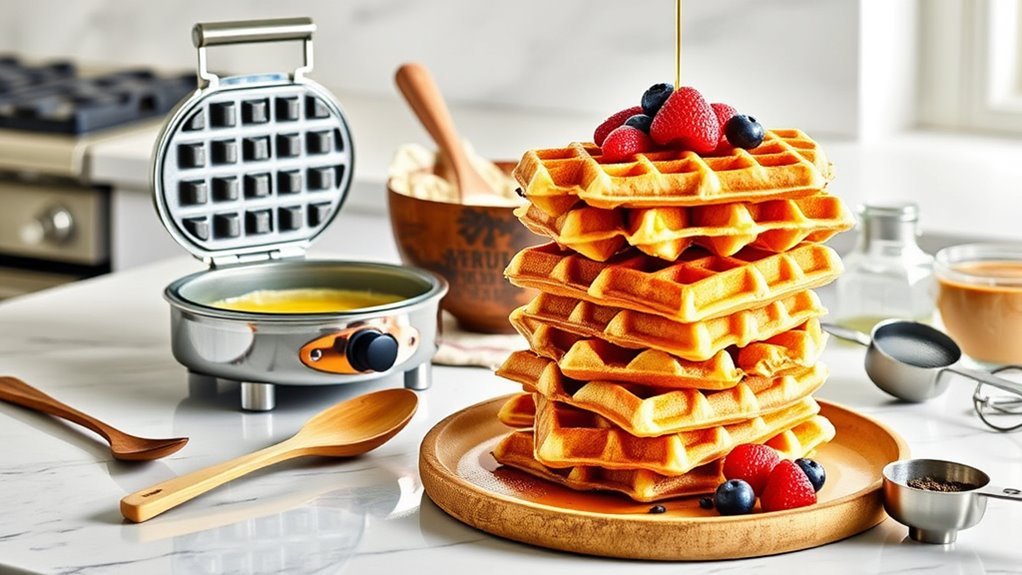 essential tools for waffles