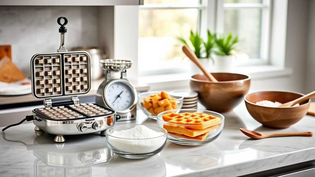 essential tools for waffles