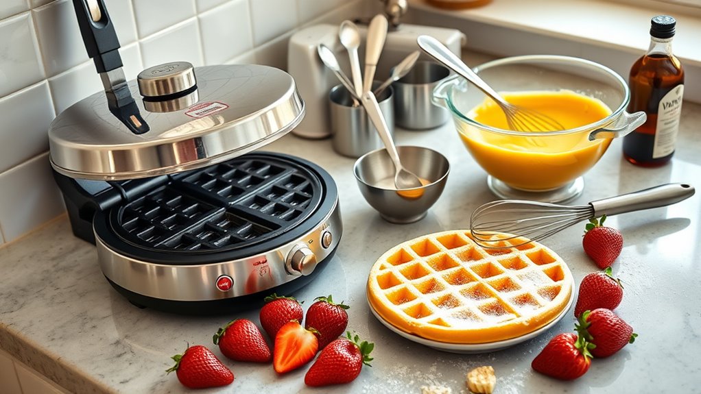 essential tools for waffles