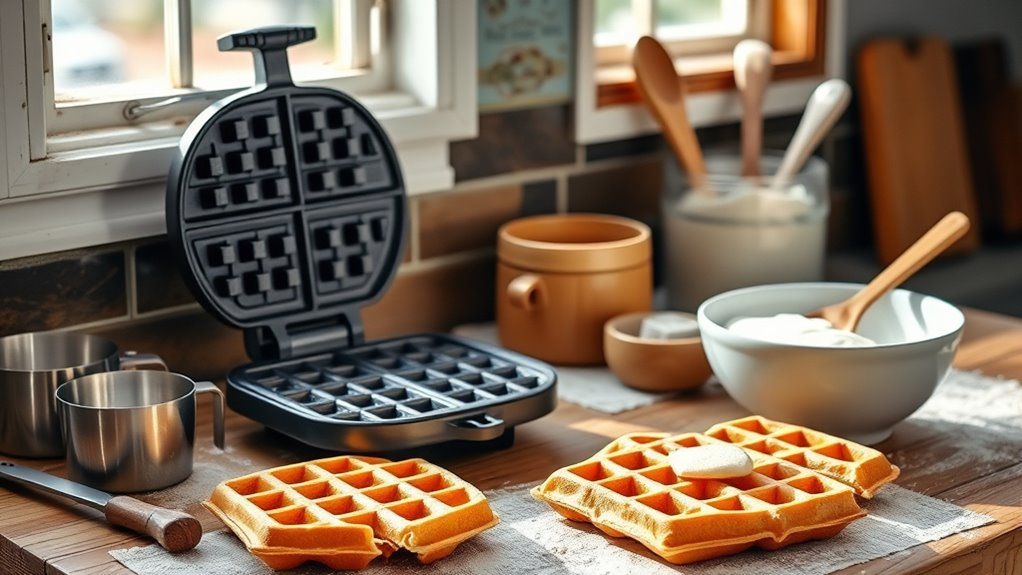 essential tools for waffles