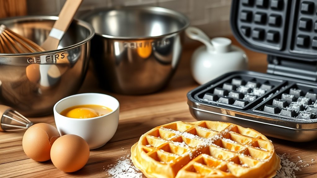 essential tools for waffles