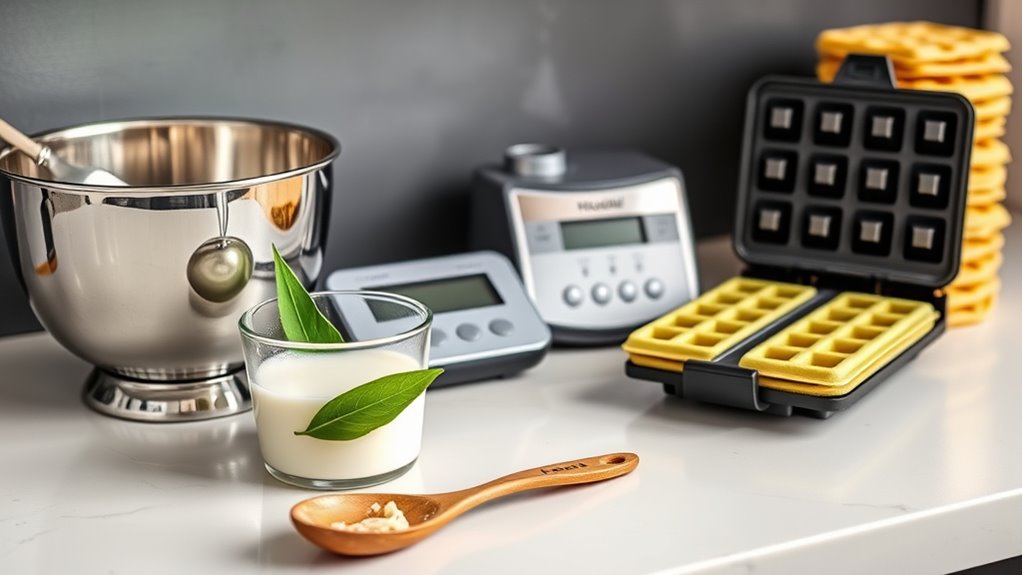 essential tools for waffles