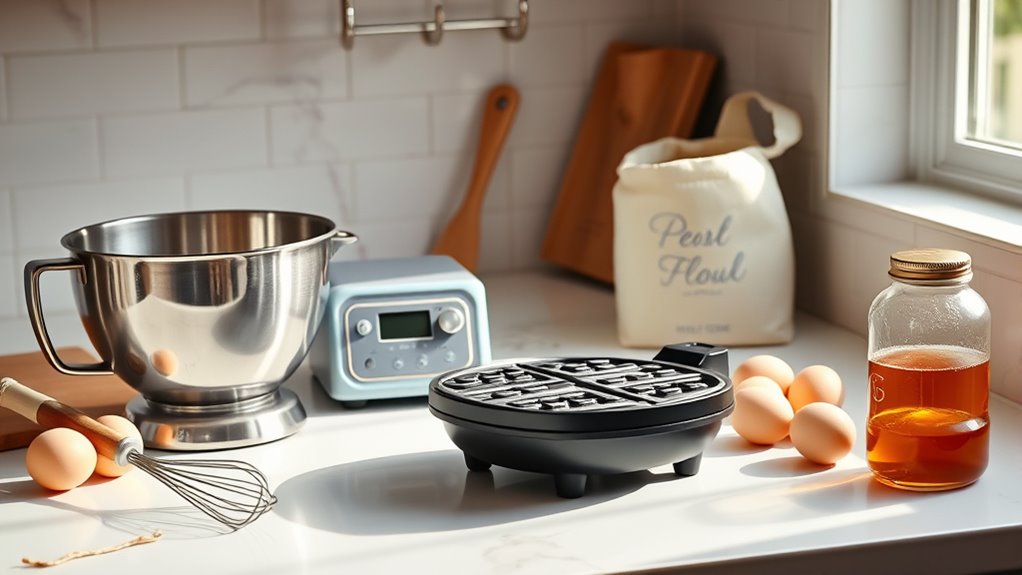 essential tools for waffles