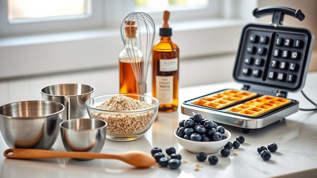 essential tools for waffles