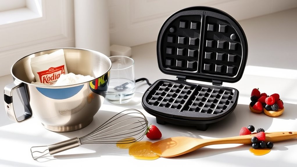 essential tools for waffles