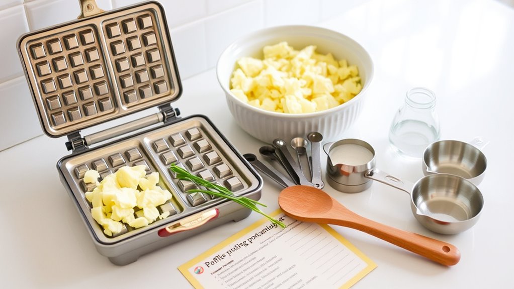 essential tools for waffles