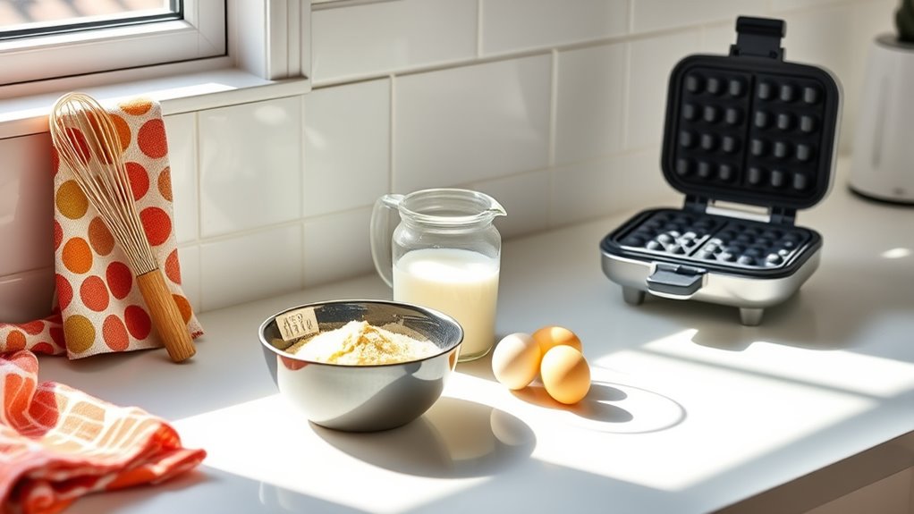 essential tools for waffles