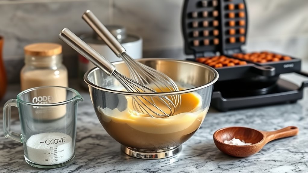 essential waffle making tools