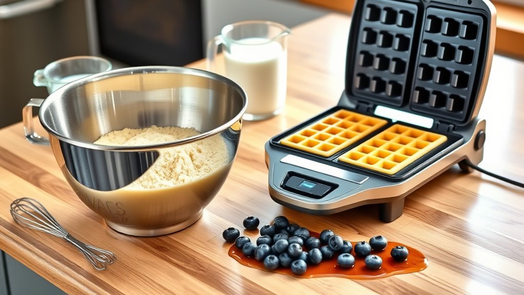 essential waffle making tools