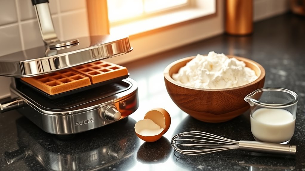 essential waffle making tools