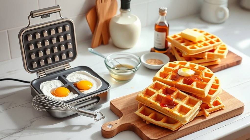 essential waffle making tools
