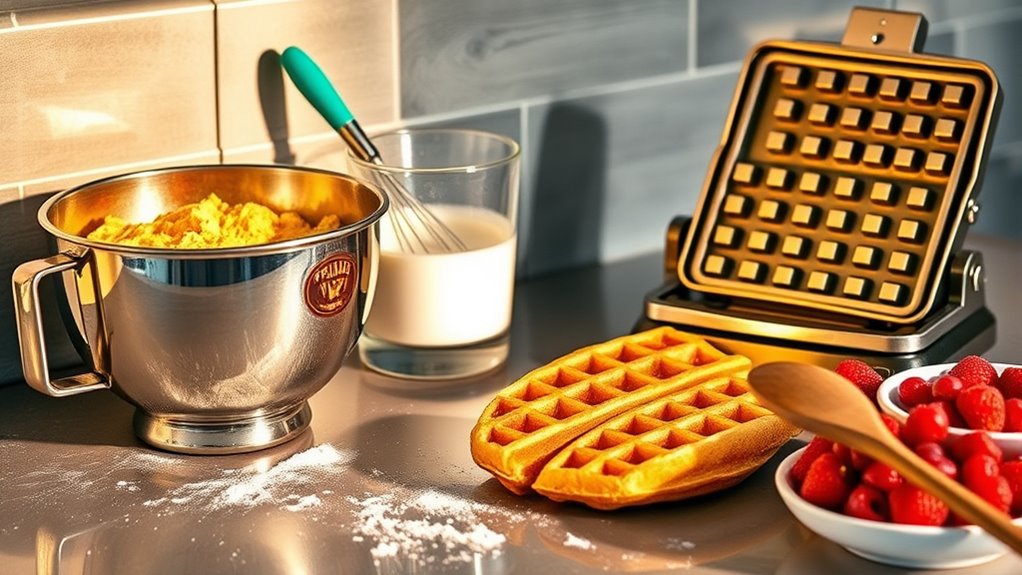 essential waffle making tools