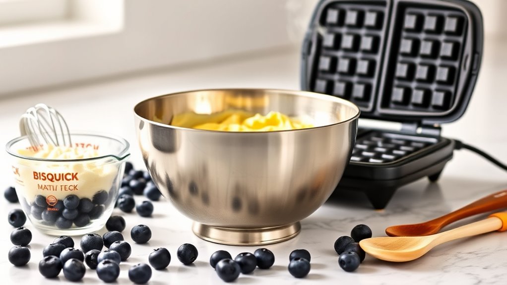 essential waffle making tools