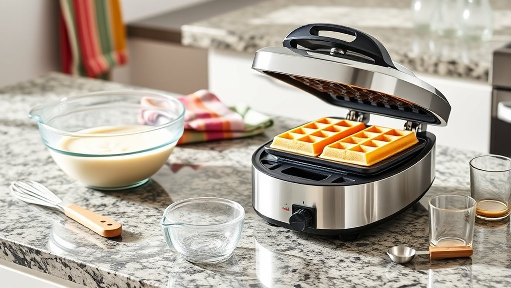 essential waffle making tools