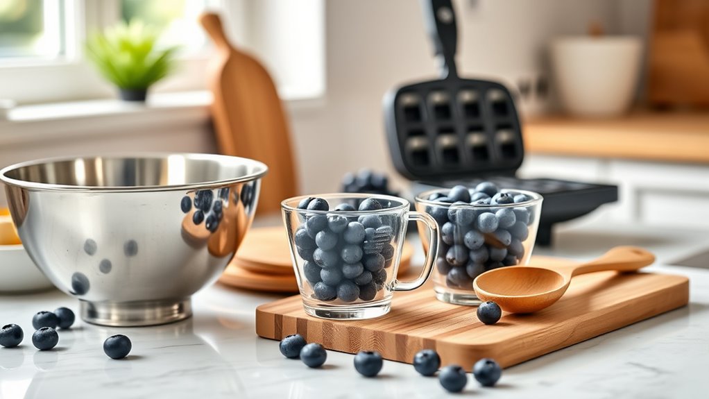 essential waffle making tools