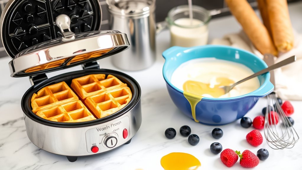 essential waffle making tools