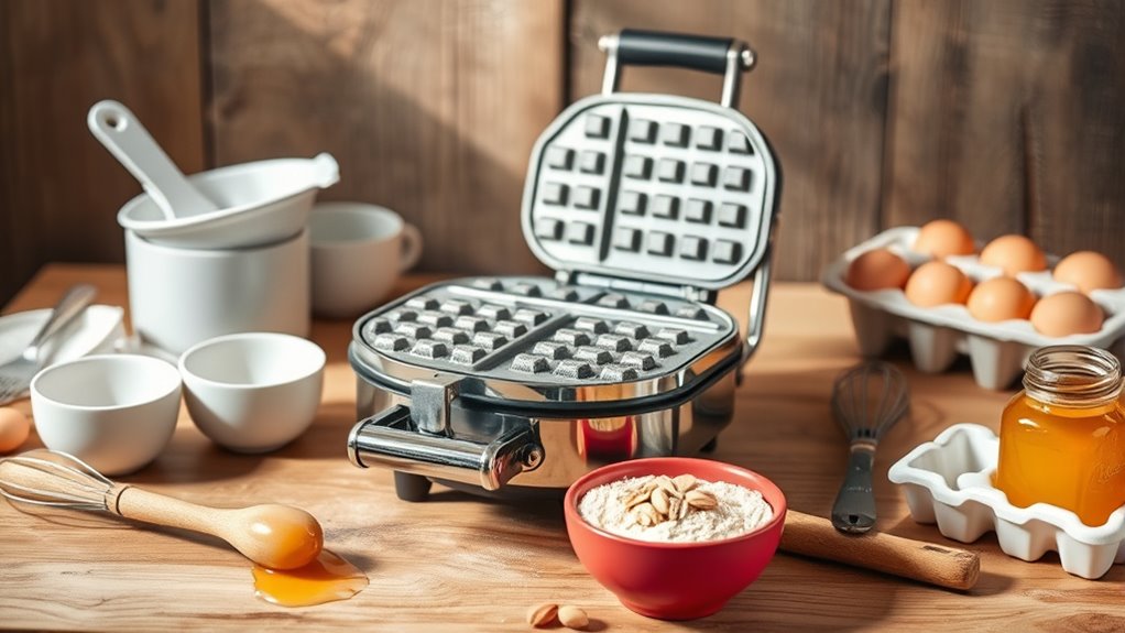 essential waffle making tools