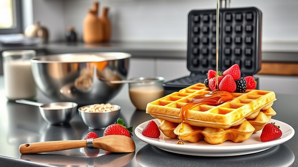 essential waffle making tools
