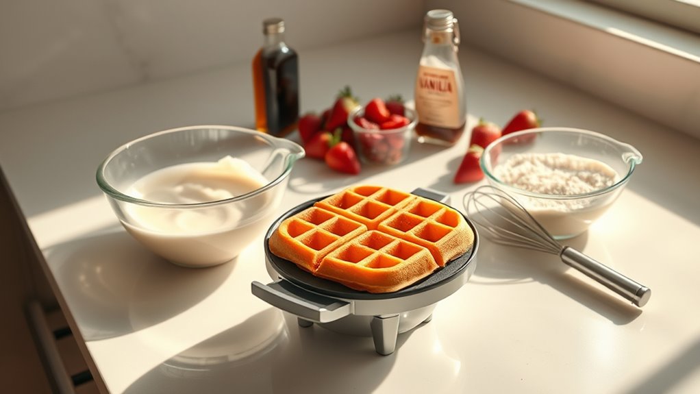 essential waffle making tools