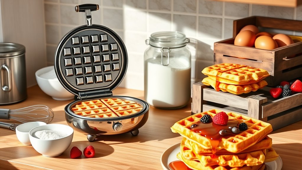essential waffle making tools