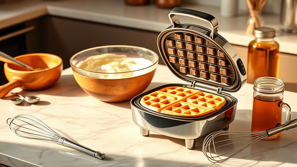essential waffle making tools