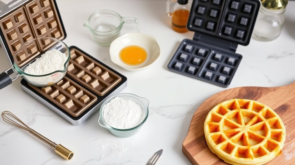 essential waffle making tools