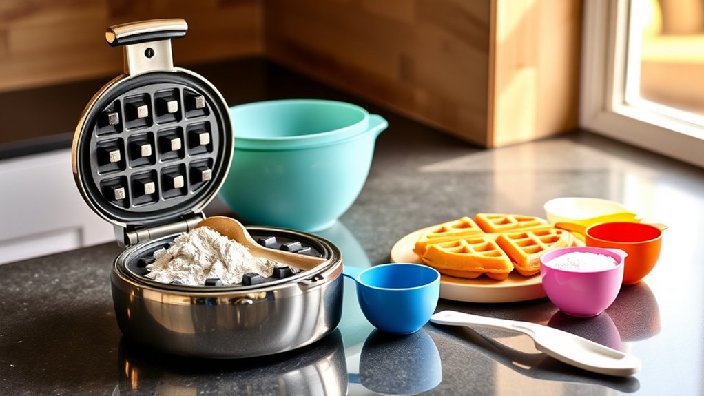 essential waffle making tools