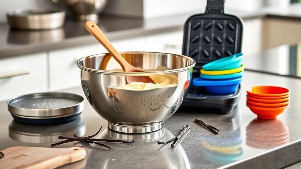essential waffle making tools