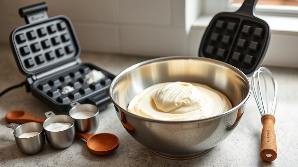 essential waffle making tools